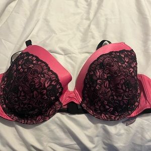 Black & Pink bra